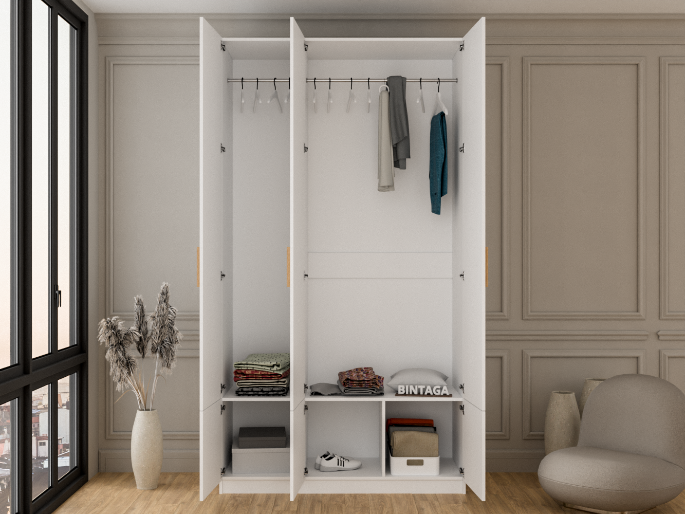 Пакс Рейнсвол 101 Эко white ИКЕА (IKEA) изображение товара