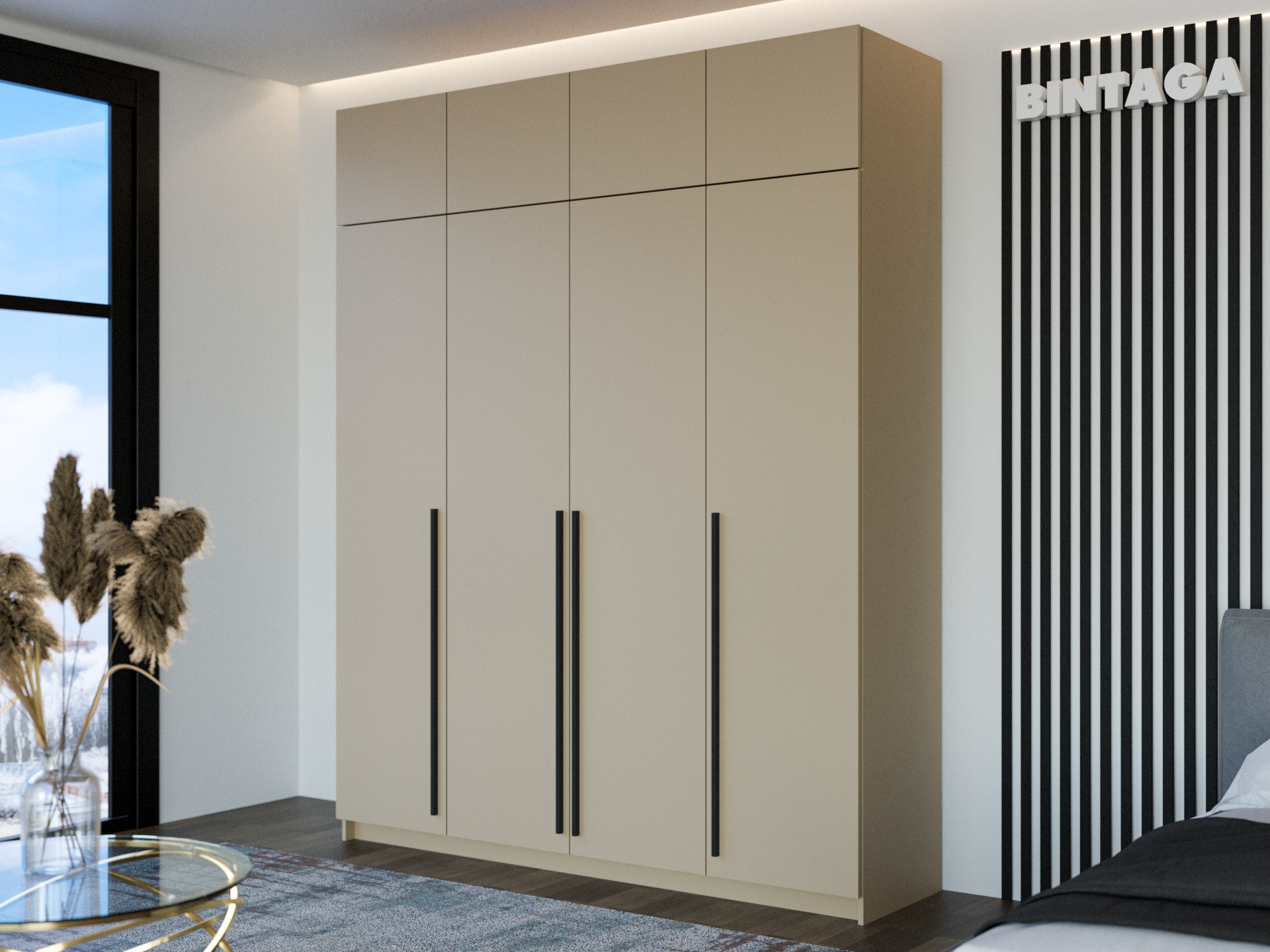 Распашной шкаф Пакс Фардал 45 brown ИКЕА (IKEA)